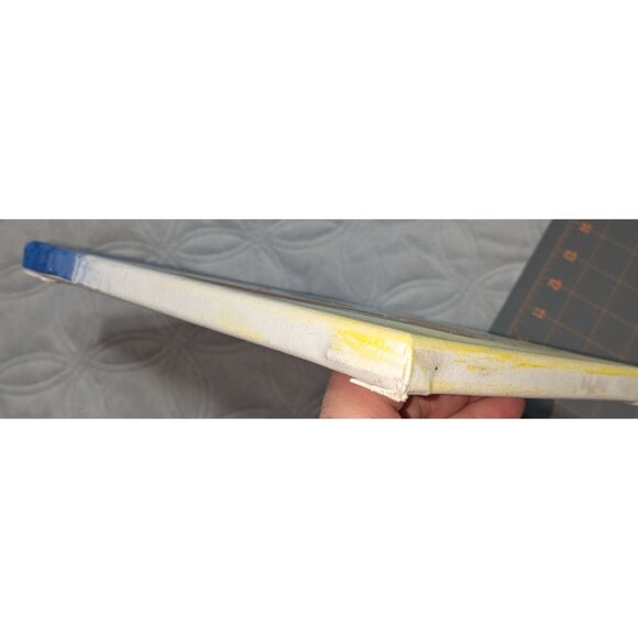 Small art Birds and Fish in water Original, no frame - Picture 9 of 9